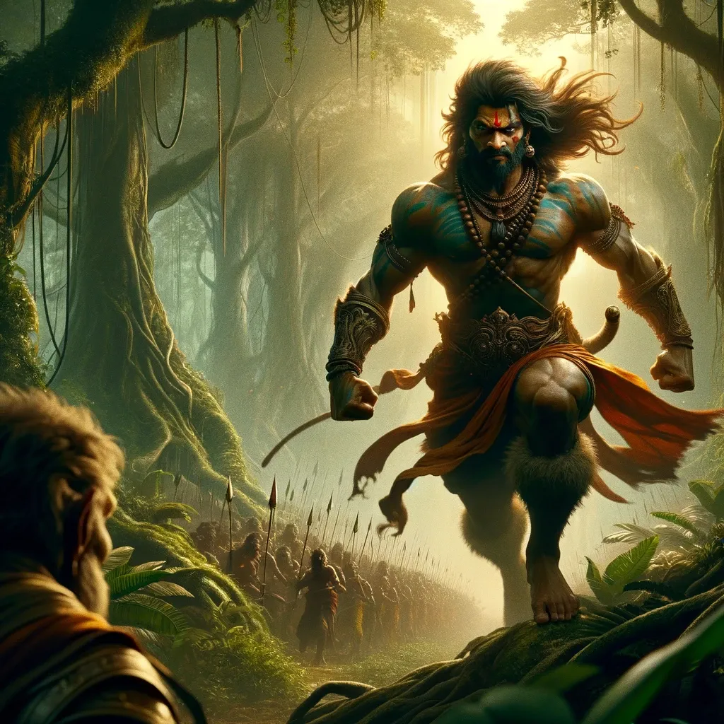 Vali Goes Out to Fight Sugriva